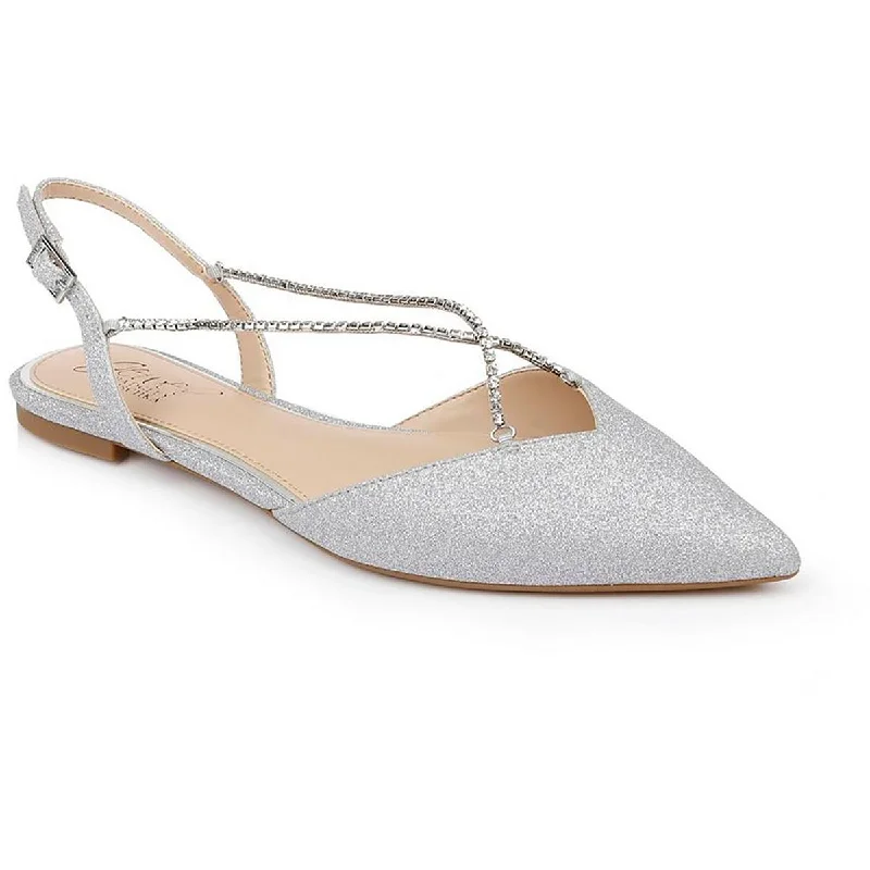 Cushion Comfort Shoes Jewel Badgley Mischka Womens Bhfo Rhinestone Faux Leather Slingbacks Cushion Comfort Shoes Jewel Badgley Mischka Womens Bhfo Rhinestone Faux Leather Slingbacks