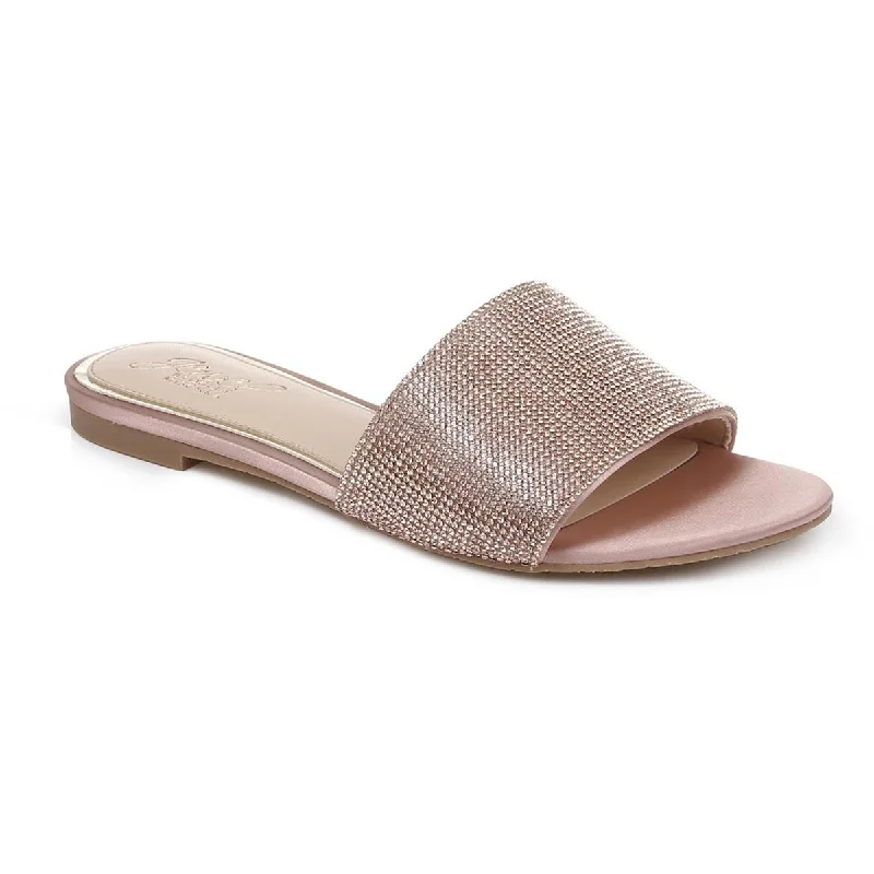 All-Season Footwear Jewel Badgley Mischka Womens Khaleesi Slip On Open Toe Slides