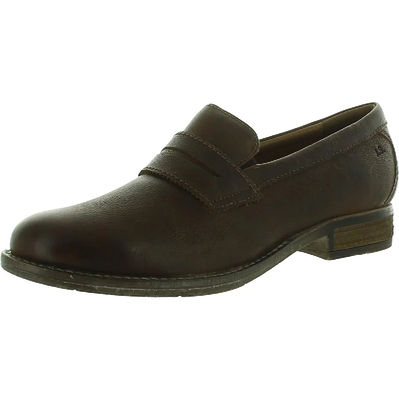 Lightweight Breathable Shoes Josef Seibel Womens Leather Slip-On Loafers