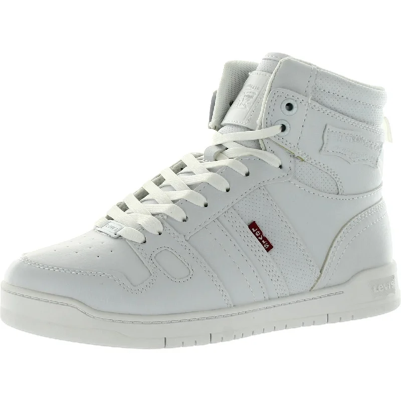 Luxury Sneakers Levi's Womens 521 BB HI  Basketball Fitness High-Top Sneakers