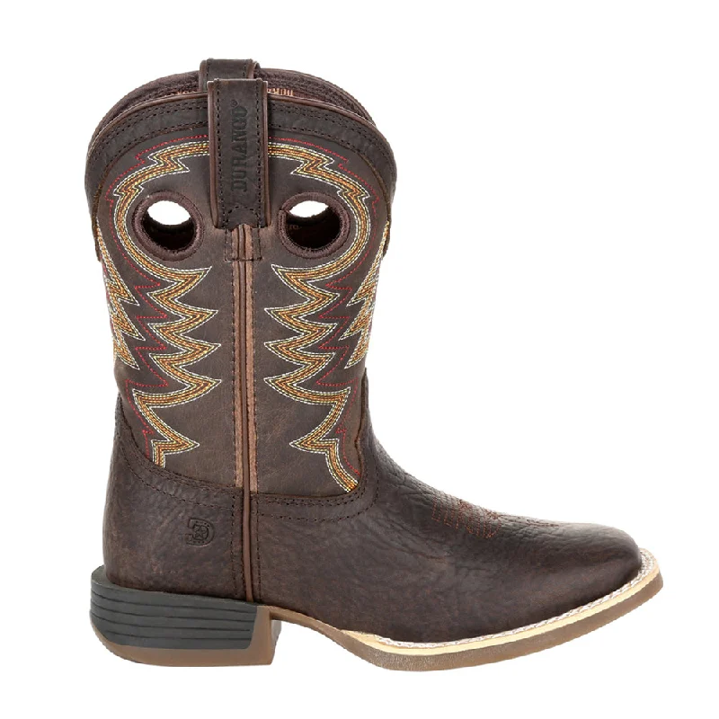 Comfortable Boots Lil' Rebel Pro Cowboy Square Toe Boots (Big Kid)