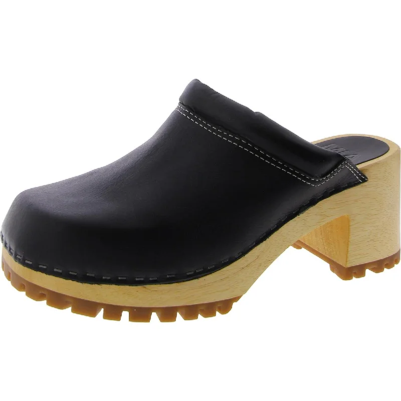Relaxed Fit Shoes Mia Clogs Womens KARMA Leather Slip On Clogs