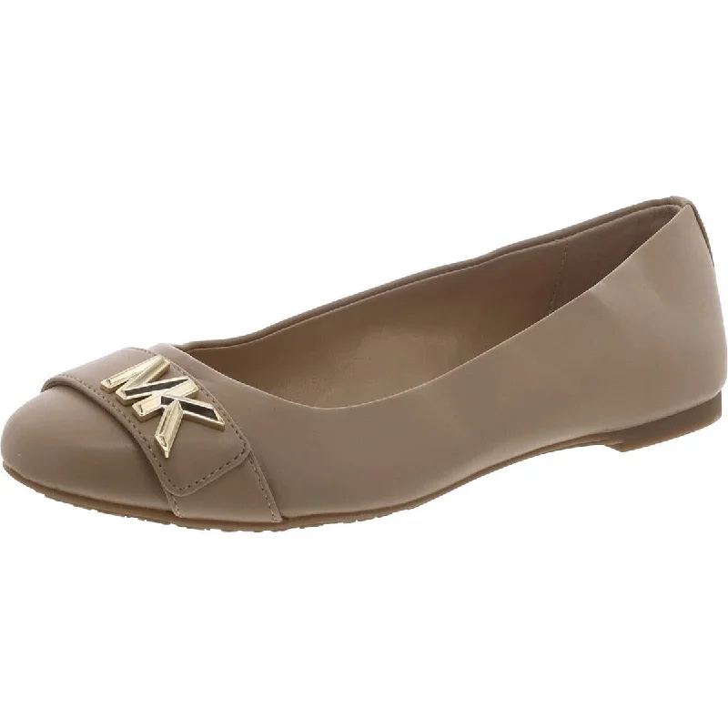 Sleek Loafers MICHAEL Michael Kors Womens Faux Leather Round toe Flat Shoes