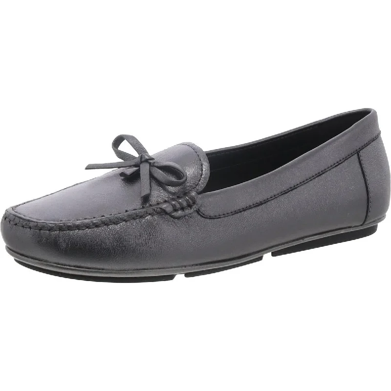 Flexible Fit Shoes MICHAEL Michael Kors Womens Juliette Leather Slip-On Loafers