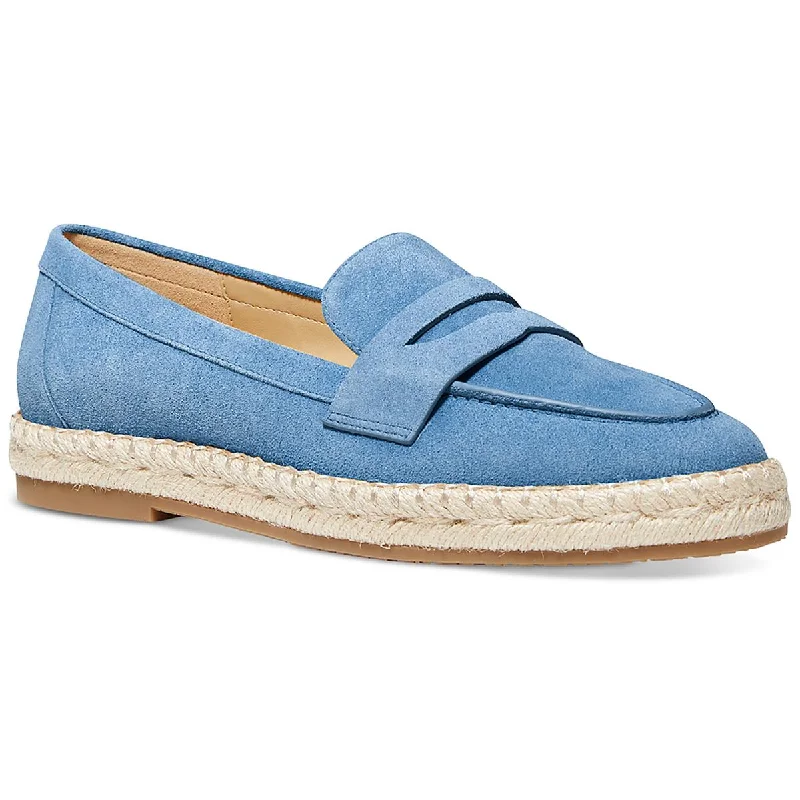 Chic Walking Shoes MICHAEL Michael Kors Womens Lennon Espadrille Suede Slip On Loafers Chic Walking Shoes MICHAEL Michael Kors Womens Lennon Espadrille Suede Slip On Loafers