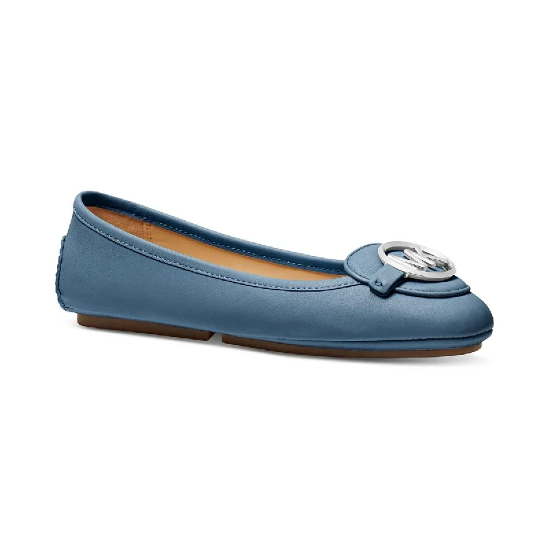 Smooth Leather Shoes MICHAEL Michael Kors Womens Lillie Slip On Driving Moccasins