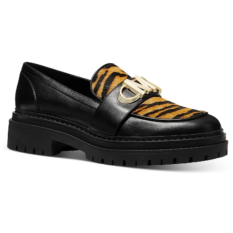 Everyday Footwear MICHAEL Michael Kors Womens Parker Lug Loafer Leather Embellished Loafers