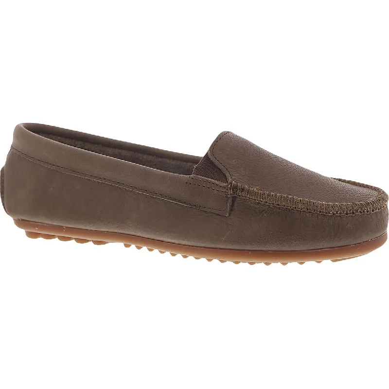 Trendy Footwear Minnetonka Womens Imperial Faux Leather Slip On Loafers