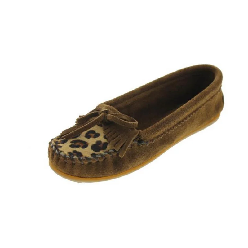 Sporty Sneakers Minnetonka Womens Suede Fringe Moccasins