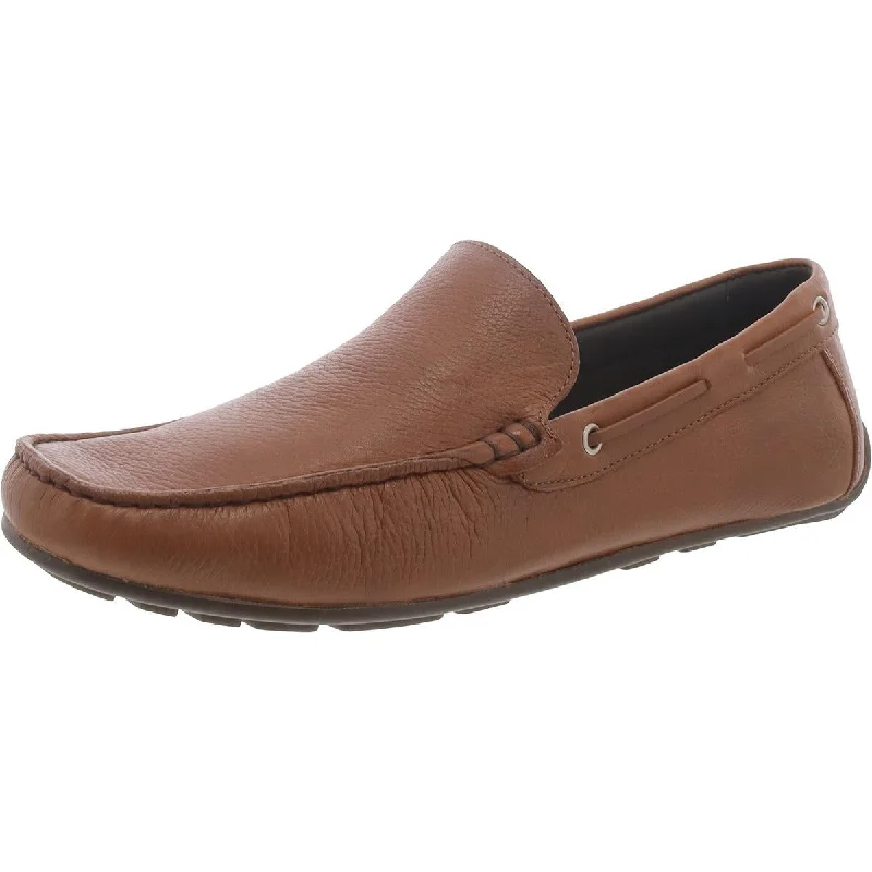 Flexible Fit Shoes MJNY by Marc Joseph Womens Wilmington Leather Embossed Loafers