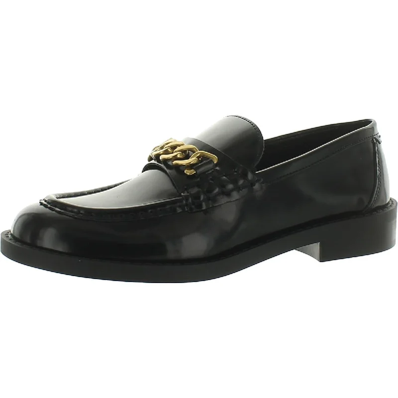 Soft Cushion Shoes MNG Womens Rubber/Polyurethane Patent Loafers
