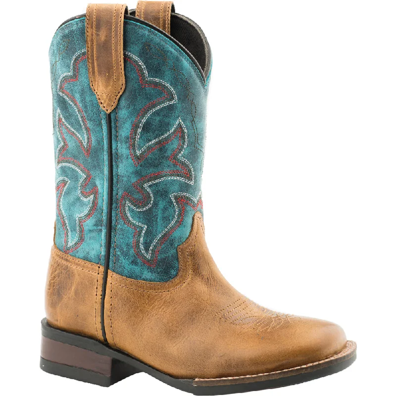 Trendy Walking Shoes Monterey Square Toe Cowboy Boots (Little Kid)
