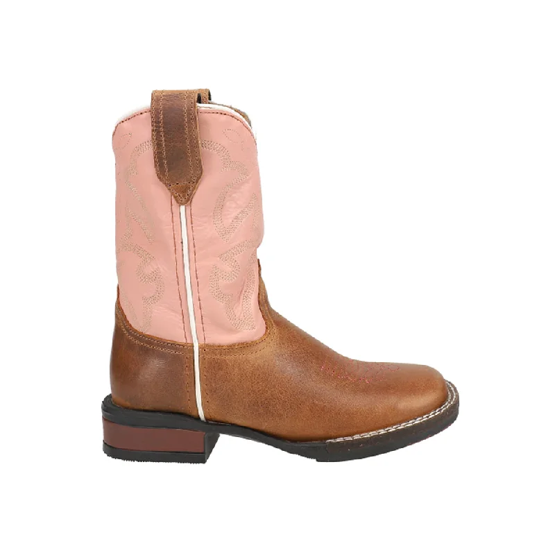 Travel-Friendly Shoes Monterey Square Toe Cowboy Boots (Little Kid-Big Kid)