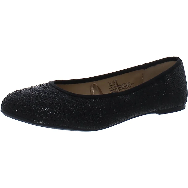 Classic Comfort Shoes Morgan Taylor Womens Comfort Insole Shimmer Moccasins