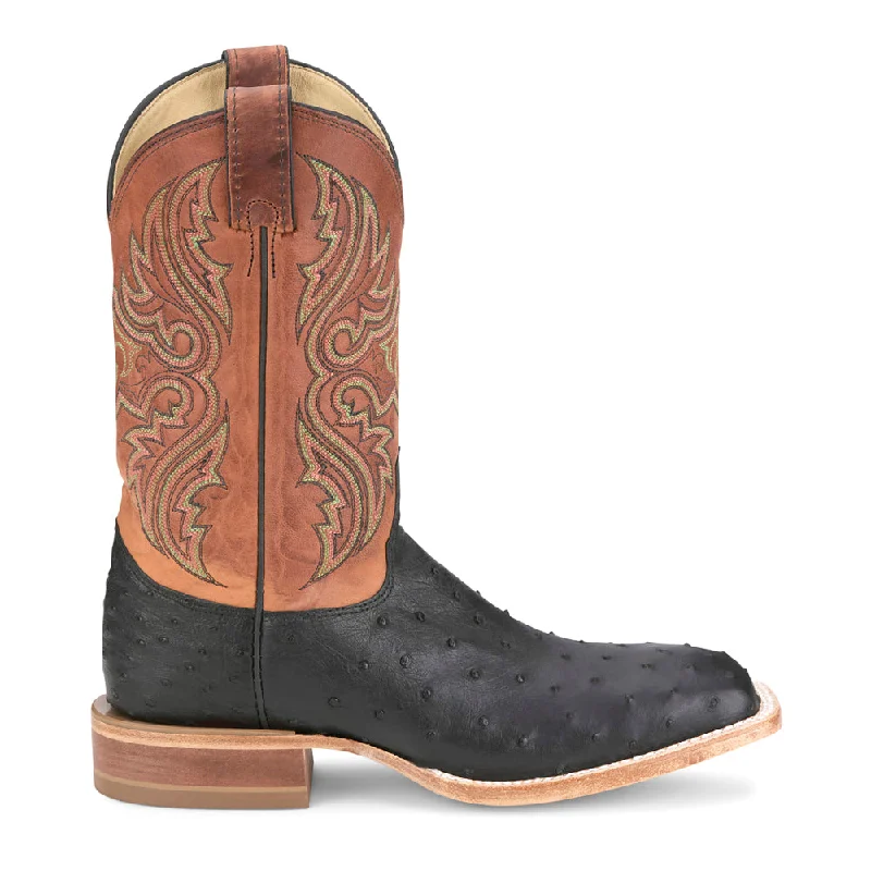 Modern Footwear Moseley 11" Full Quill Ostrich Square Toe Cowboy Boots