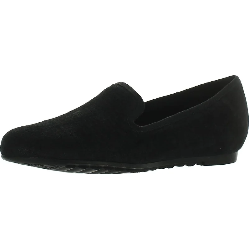Smooth Leather Shoes Munro Womens Barb Slip-On Shimmer Loafers