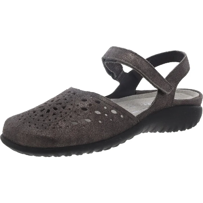 Water-Resistant Sneakers Naot Womens Artaki Leather Perforated Clogs
