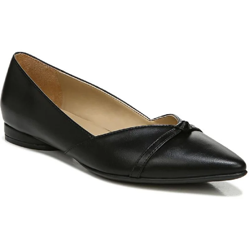 Trendy Sneakers Naturalizer Womens Beau Knot-Front Pointed Toe Ballet Flats