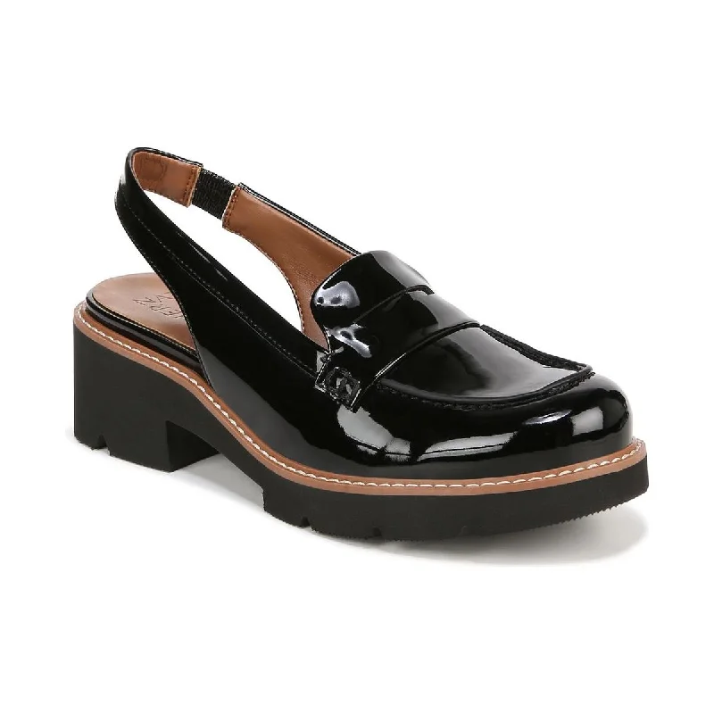 Comfortable Boots Naturalizer Womens Darry Slingback Patent Slingback Loafers