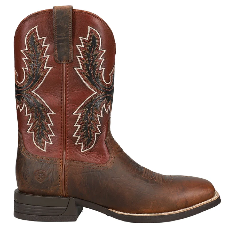 Budget-Friendly Shoes Pay Window Embroidered Square Toe Cowboy Boot