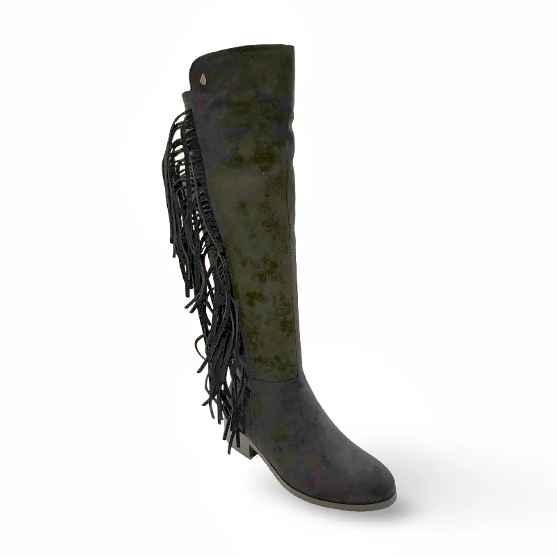 Stylish Loafers Plume WATERPROOF Vegan Black Tall Boot