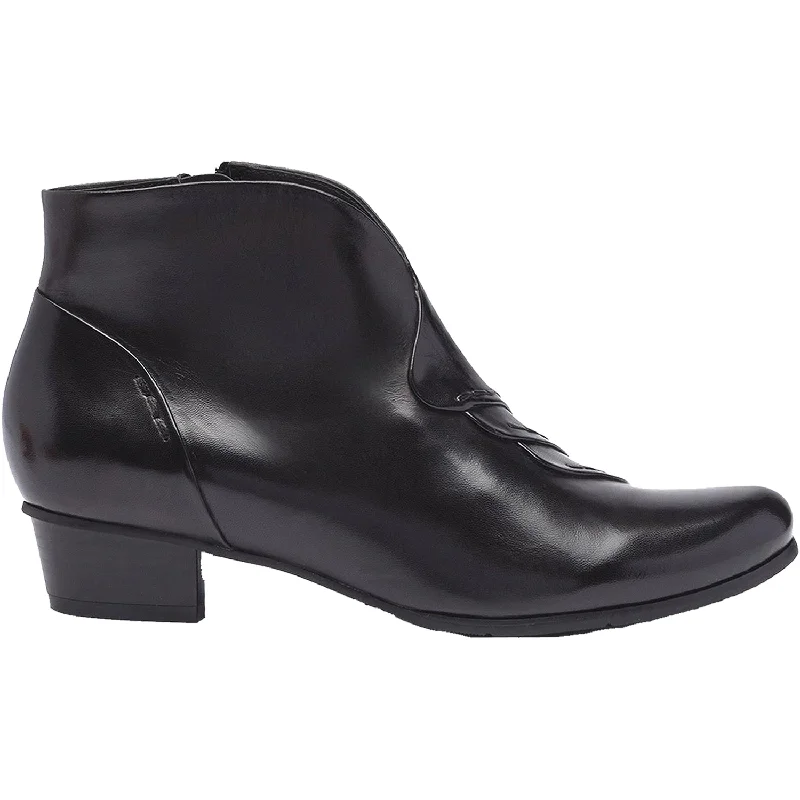 Vintage Sneakers Women's Regarde Le Ciel Stefany-335 Black Glove Leather