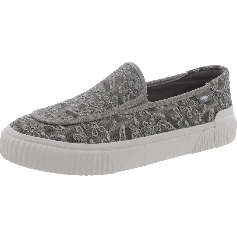 Elegant Footwear Rocket Dog Womens Floral Embroidered Slip-On Sneakers