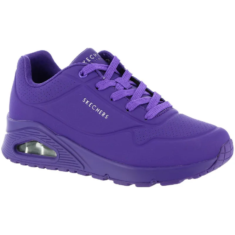 Soft Sole Sneakers Skechers Womens Uno-Night Shades Memory Foam Lifestyle Sneakers