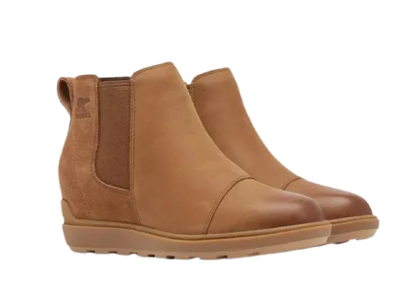 Cozy Walking Shoes Sorel: Evie II Chelsea in Taffy/Gum
