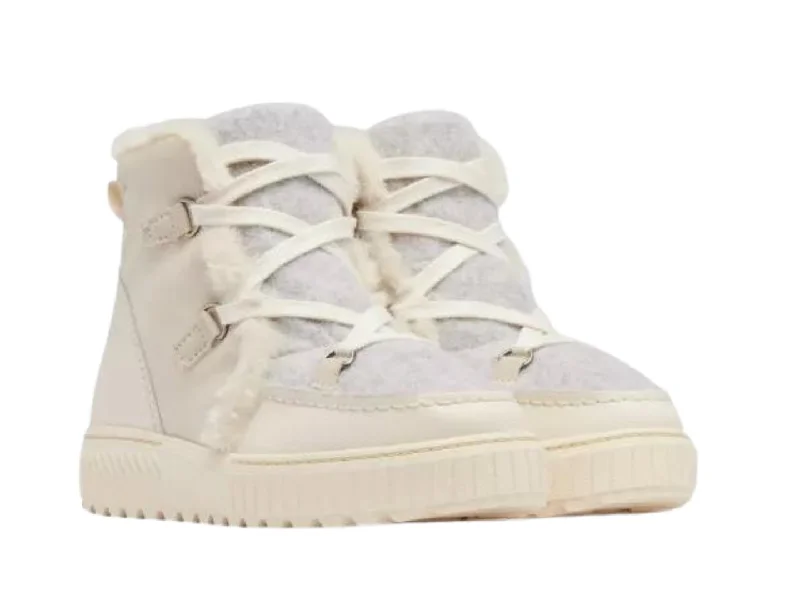 Lightweight Breathable Shoes Sorel: ONA Ave Alpine Boot WP in Chalk/Chalk