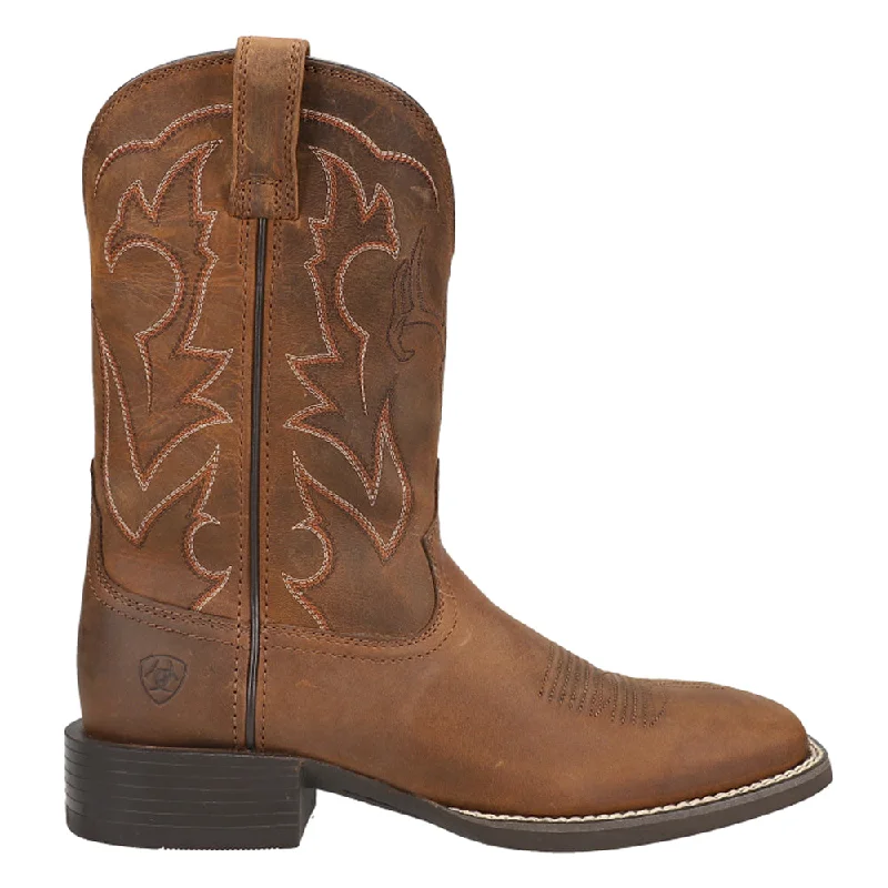 Relaxed Fit Shoes Sport Outdoor Square Toe Cowboy Boots