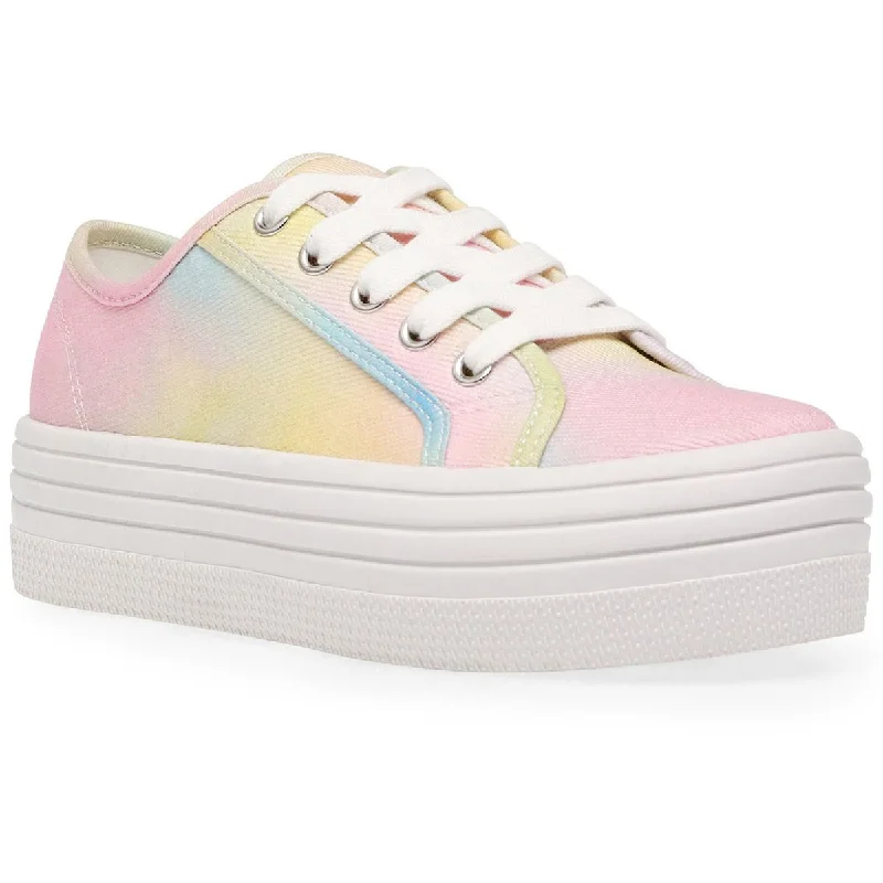 Soft Sneakers Steve Madden Womens Bobbi 30 Lace-Up Fashion Platform Sneakers