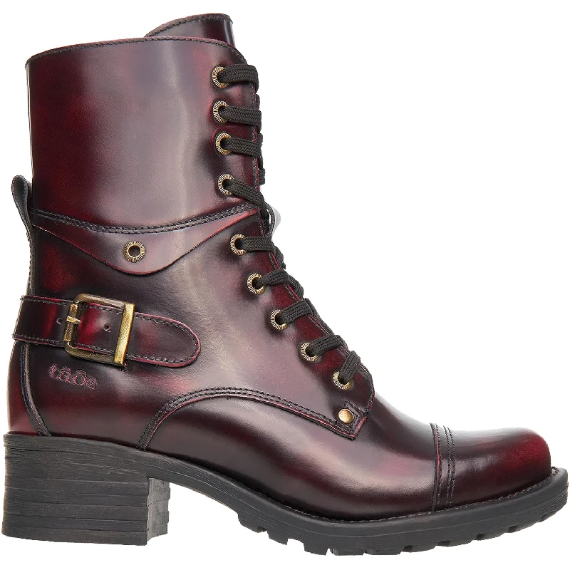 Streetwear Footwear Women's Taos Crave Dark Cherry Leather