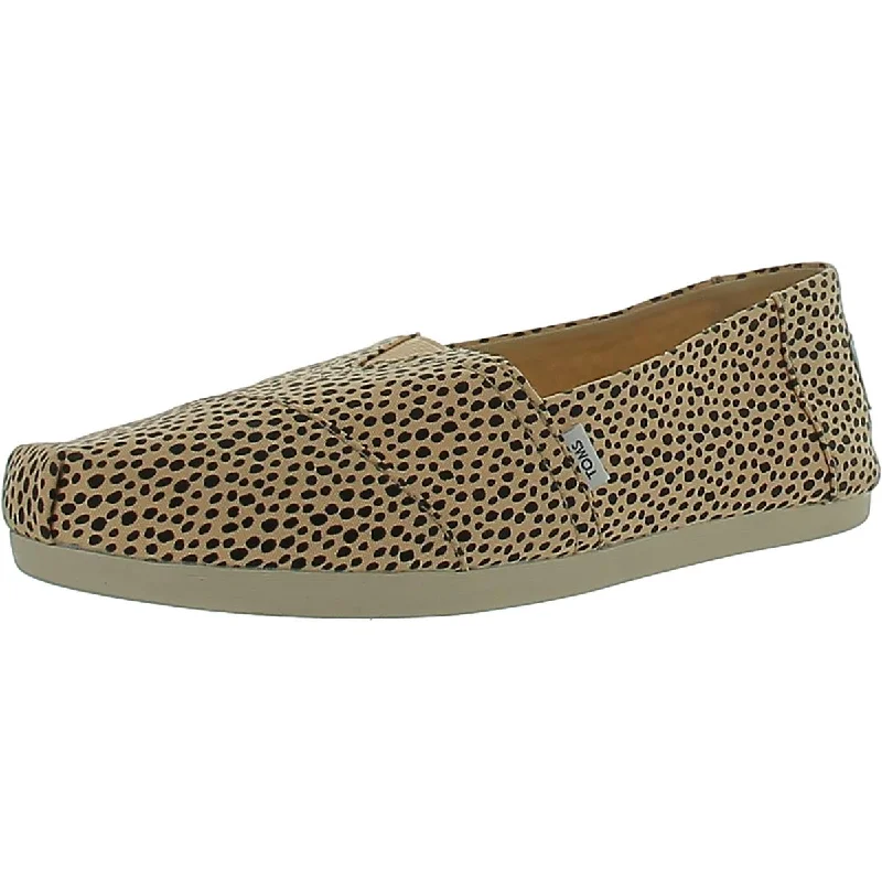 Smart Casual Shoes Toms Womens Alpargata Lifestyle Animal Print Slip-On Sneakers