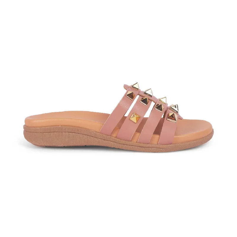 Relaxed Fit Shoes Tresmode Tonrow Pink Women's Dress Flats