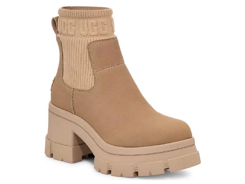 Memory Foam Shoes Ugg: Brooklyn Chelsea in Mustard Seed