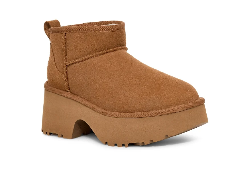 Flexible Sneakers Ugg: Classic Ultra Mini New Heights in Chestnut