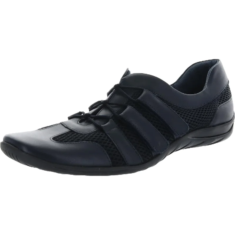 Urban Running Shoes Walking Cradles Womens Audio Leather Trim Mesh Fashion Sneakers