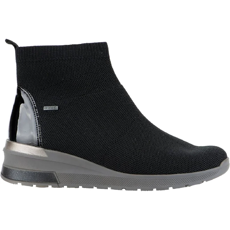 Fashionable Slip-Ons Women's Ara Nadine Black Hydro Woven Fabric
