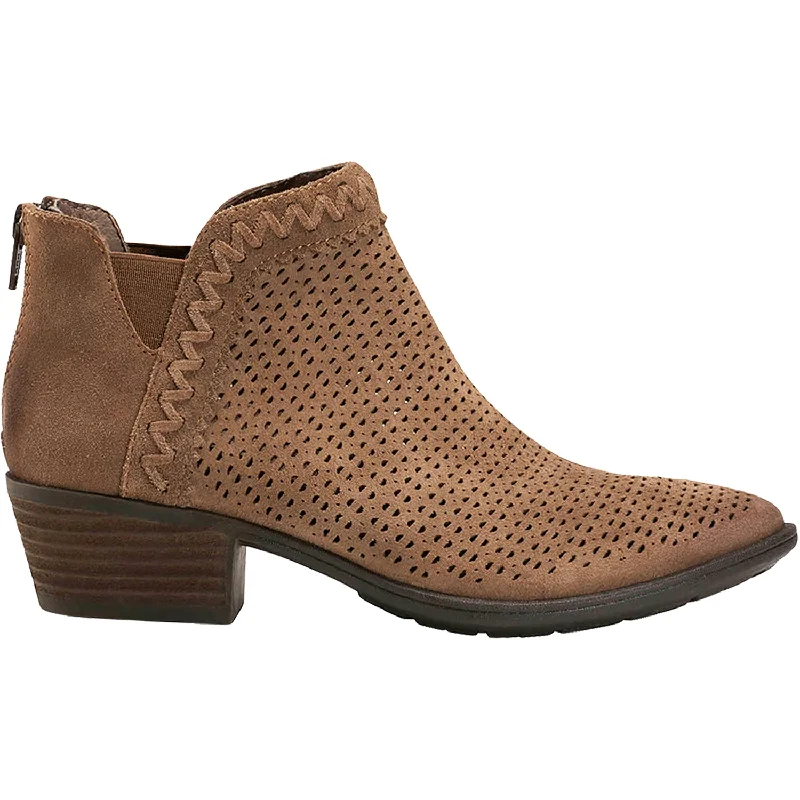Non-Slip Shoes Women's Earth Perry Warm Taupe Suede