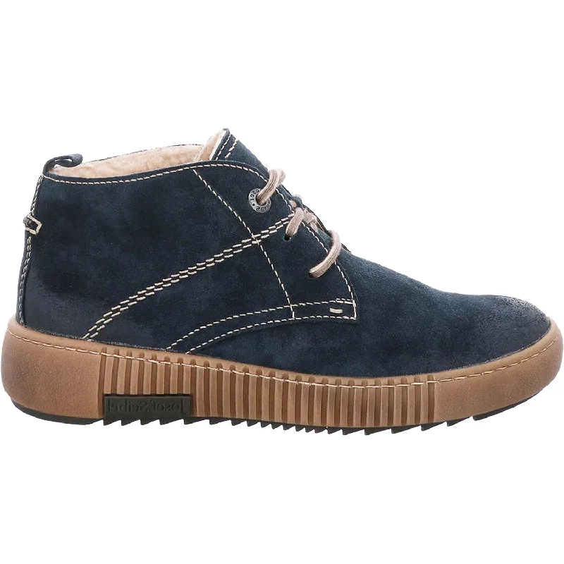Soft Sole Sneakers Women's Josef Seibel Maren 02 Ocean Suede