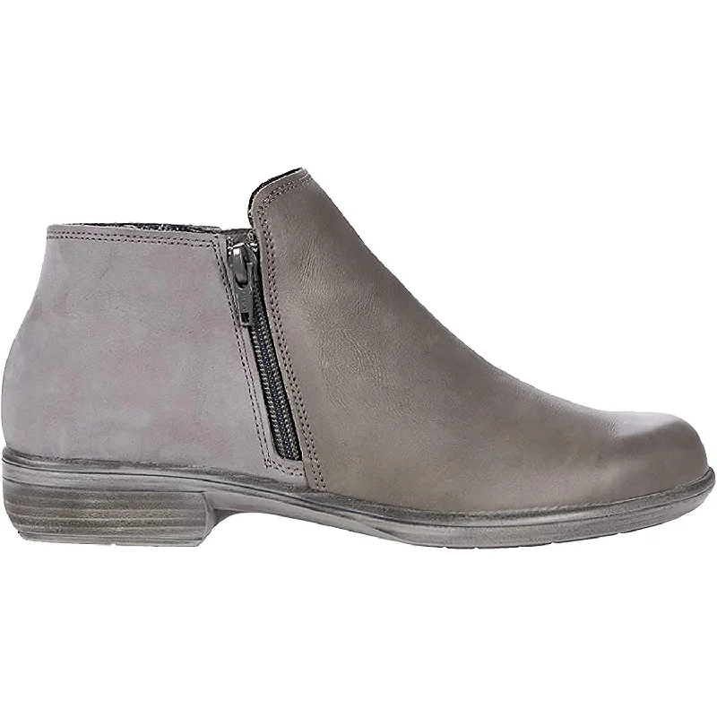 Plush Footwear Women's Naot Helm Foggy Grey/Smoke Grey Leather