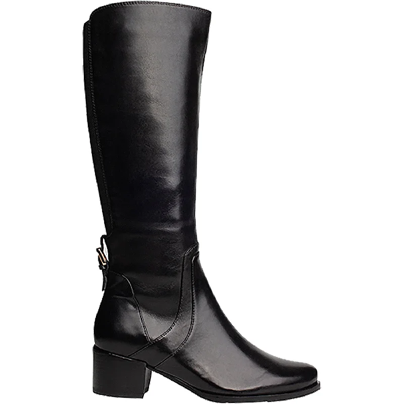 Plush Footwear Women's Regarde Le Ciel Jolene-22 Black Delice Leather