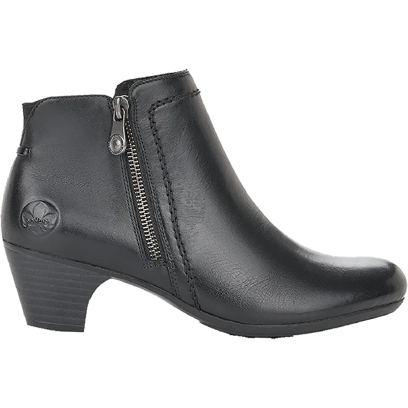 Chic Footwear Women's Rieker 70551-00 Sarah 51 Black Leather