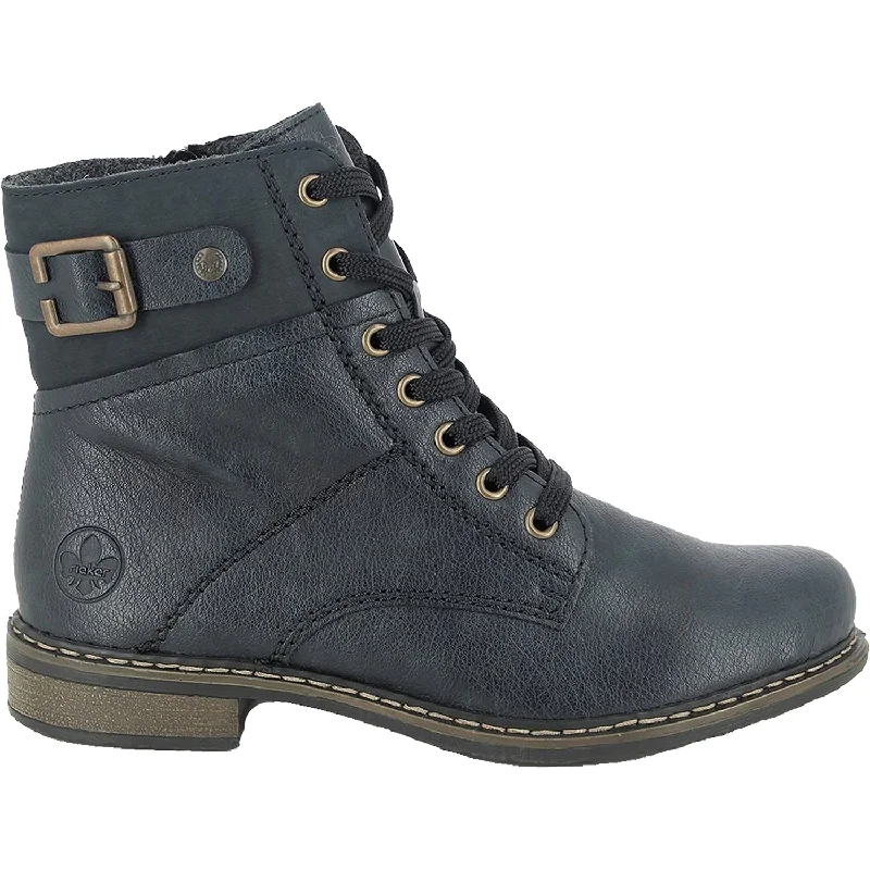 Stylish Everyday Shoes Women's Rieker 71242-15 Ozean/Pazifik Synthetic