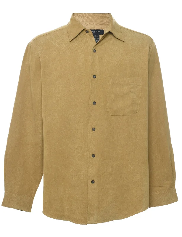 Street Apparel Corduroy Mustard Shirt - M