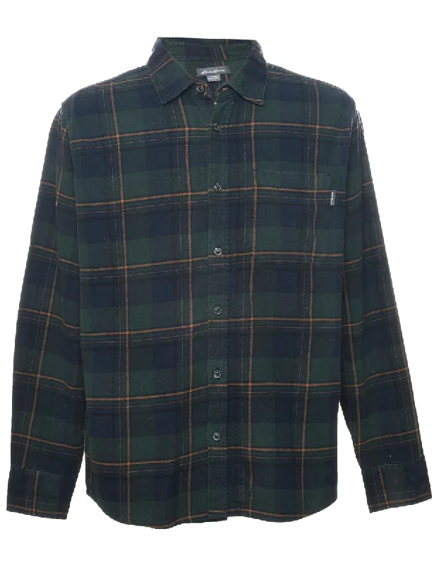 Sporty Essentials Eddie Bauer Checked Shirt - L
