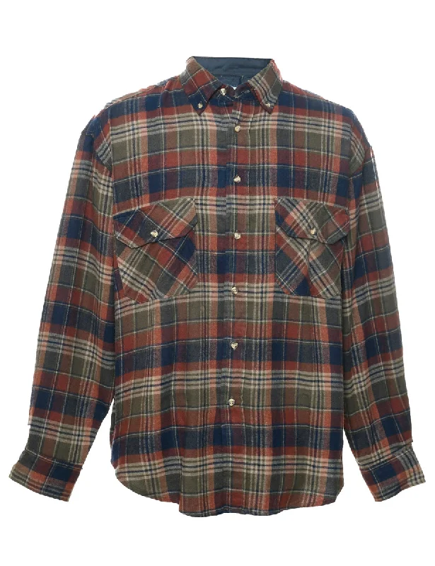 Smart Layers Multi-colour Checked Shirt - L