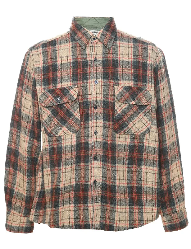 Urban Comfort Wear Multi-colour Checked Shirt - L