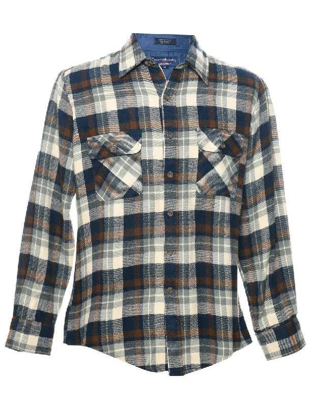 Outdoor Essentials Wear Multi-colour Checked Shirt - M